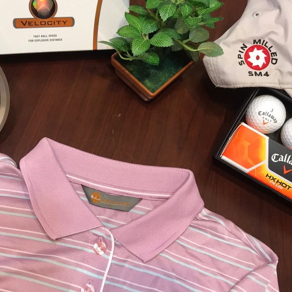 Wildland Women’s Polo Shirt Medium Purple Nice - Picture 4 of 5